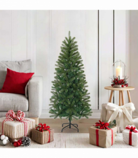 vidaXL Artificial Christmas Tree Green 120 cm PVC, PE and steel