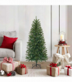 vidaXL Artificial Christmas Tree Green 120 cm PVC, PE and steel