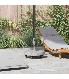 vidaXL Parasol Base Grey 45 x 45 x 45 cm Granite