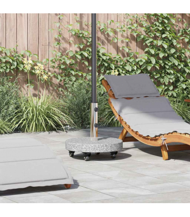 vidaXL Parasol Base Grey 45 x 45 x 45 cm Granite