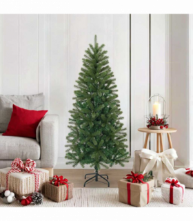 vidaXL Artificial Christmas Tree Green 150 cm PVC, PE and steel
