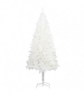 vidaXL Artificial Christmas Tree Lifelike Needles White 240 cm
