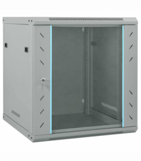 vidaXL Network Cabinet with Storage Grey 60 x 45 x 65 cm Steel
