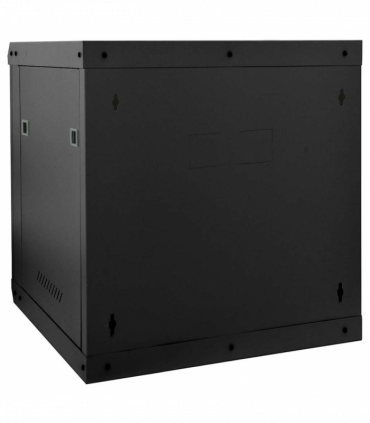 vidaXL Network Cabinet with Storage Black 53 x 60 x 60 cm Steel