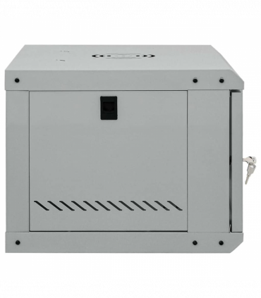 vidaXL Network Cabinet with Storage Grey 53 x 45 x 30 cm Steel
