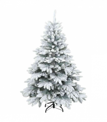 vidaXL Artificial Christmas Tree with 150 LEDs Green 150 cm PE and PVC