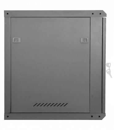 vidaXL Network Cabinet with Storage Black 60 x 60 x 50 cm Steel