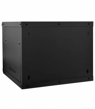 vidaXL Network Cabinet with Storage Black 60 x 60 x 50 cm Steel