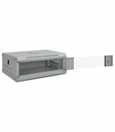 vidaXL Network Cabinet with Storage Grey 53 x 45 x 21 cm Steel