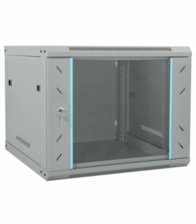 vidaXL Network Cabinet with Storage Grey 60 x 60 x 50 cm Steel