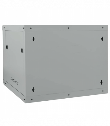 vidaXL Network Cabinet with Storage Grey 60 x 60 x 50 cm Steel