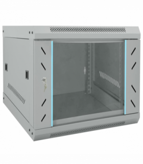 vidaXL Network Cabinet with Storage Grey 53 x 60 x 45 cm Steel
