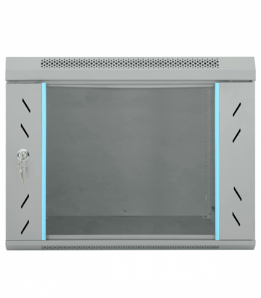 vidaXL Network Cabinet with Storage Grey 53 x 60 x 45 cm Steel