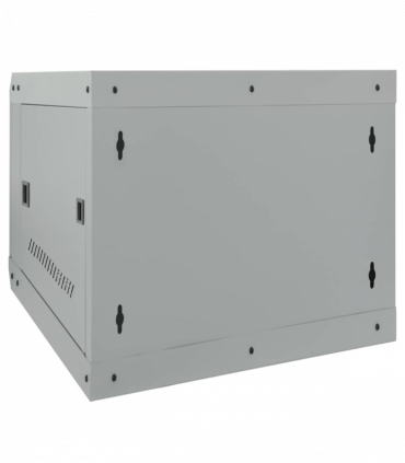vidaXL Network Cabinet with Storage Grey 53 x 60 x 45 cm Steel