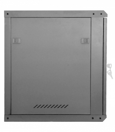 vidaXL Network Cabinet with Storage Black 60 x 45 x 65 cm Steel