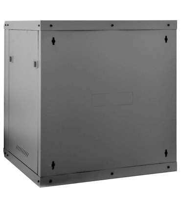 vidaXL Network Cabinet with Storage Black 60 x 45 x 65 cm Steel