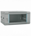 vidaXL Network Cabinet with Storage Grey 60 x 45 x 28 cm Steel