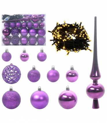 vidaXL Artificial Christmas Tree with 150 LEDs Green 150 cm PE and PVC