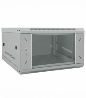 vidaXL Network Cabinet with Storage Grey 53 x 60 x 30 cm Steel