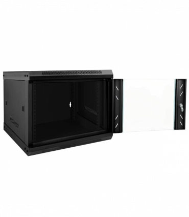 vidaXL Network Cabinet with Storage Black 53 x 60 x 45 cm Steel