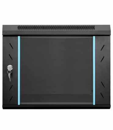 vidaXL Network Cabinet with Storage Black 53 x 60 x 45 cm Steel