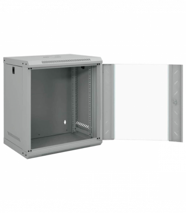 vidaXL Network Cabinet with Storage Grey 53 x 45 x 60 cm Steel