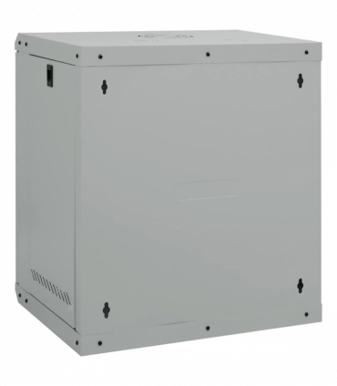 vidaXL Network Cabinet with Storage Grey 53 x 45 x 60 cm Steel