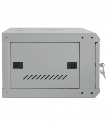 vidaXL Network Cabinet with Storage Grey 60 x 45 x 35 cm Steel