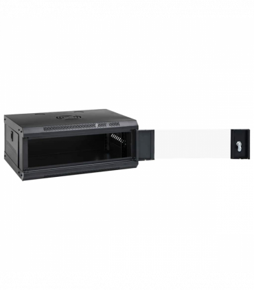 vidaXL Network Cabinet with Storage Black 53 x 45 x 21 cm Steel