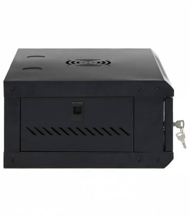 vidaXL Network Cabinet with Storage Black 53 x 45 x 21 cm Steel