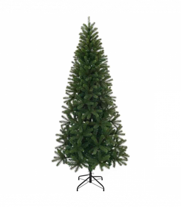 vidaXL Artificial Christmas Tree with 300 LEDs Green 180 cm PE and PVC