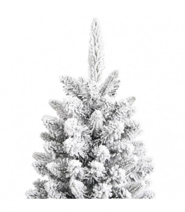 vidaXL Artificial Christmas Tree with Flocked Snow 120 cm PVC&PE