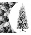 vidaXL Artificial Christmas Tree with Flocked Snow 150 cm PVC&PE