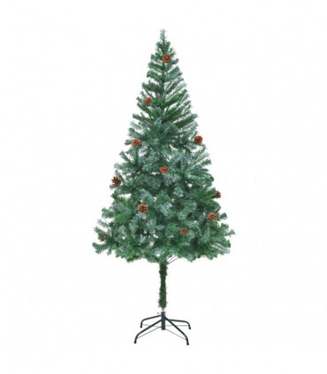 vidaXL Artificial Christmas Tree with Pinecones 180 cm