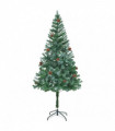 vidaXL Artificial Christmas Tree with Pinecones 180 cm
