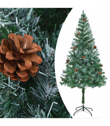 vidaXL Artificial Christmas Tree with Pinecones 180 cm