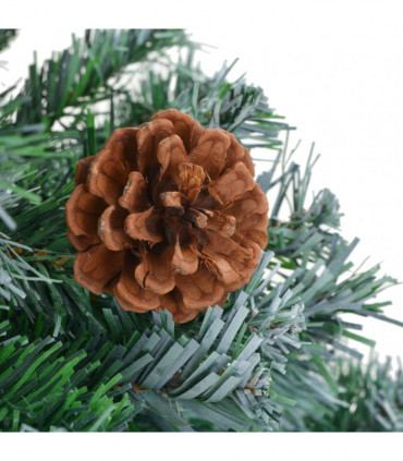 vidaXL Artificial Christmas Tree with Pinecones 180 cm