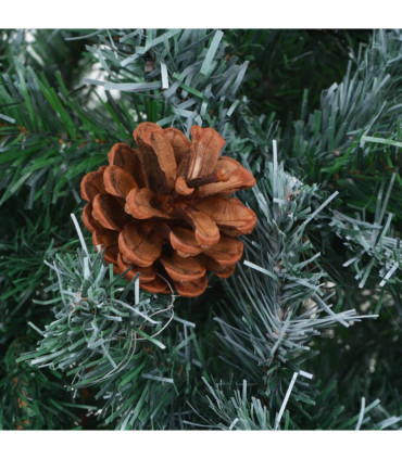 vidaXL Artificial Christmas Tree with Pinecones 180 cm