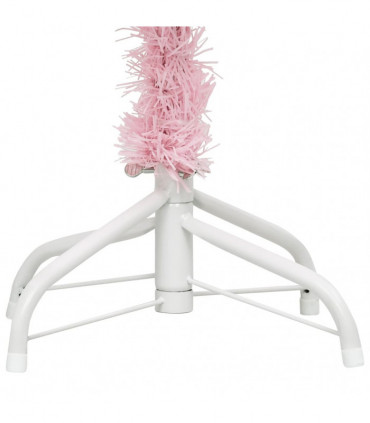 vidaXL Artificial Christmas Tree with Stand Pink 180 cm PVC