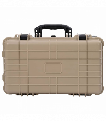 vidaXL Hard Case with Storage Sand 56 x 35 x 23 cm Polypropylene, ABS