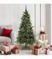 vidaXL Artificial Hinged Christmas Tree Green 150 cm PE and PVC