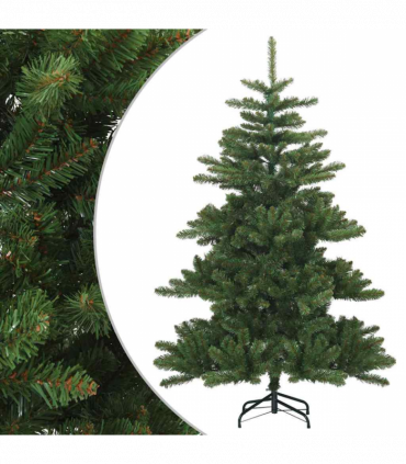 vidaXL Artificial Hinged Christmas Tree Green 150 cm PVC, steel