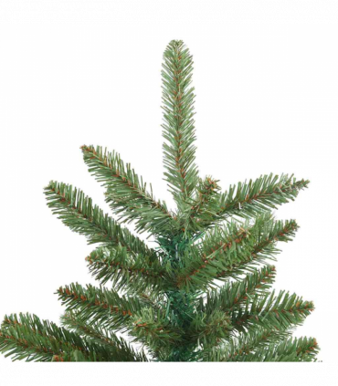 vidaXL Artificial Hinged Christmas Tree Green 150 cm PVC, steel