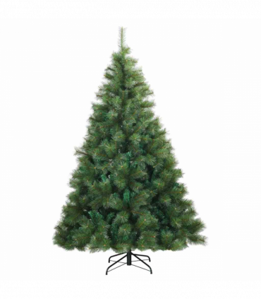 vidaXL Artificial Hinged Christmas Tree Green 180 cm PVC, steel