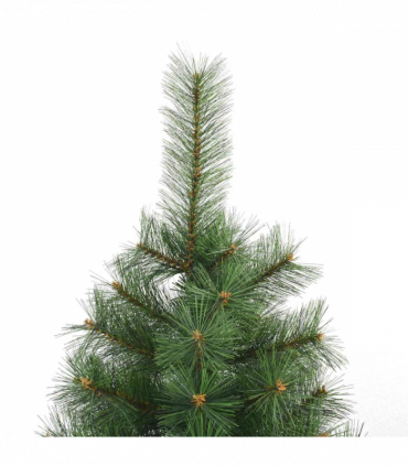 vidaXL Artificial Hinged Christmas Tree Green 180 cm PVC, steel