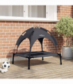 vidaXL Dog Bed Black M Steel