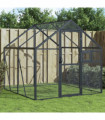 vidaXL Aviary Anthracite 1.79x2x1.85 m Aluminium