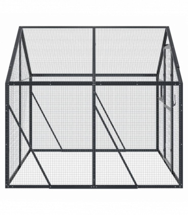 vidaXL Aviary Anthracite 1.79x2x1.85 m Aluminium