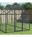 vidaXL Aviary Anthracite 1.79x8x1.85 m Aluminium
