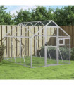 vidaXL Aviary Silver 1.79x3x1.85 m Aluminium
